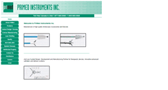 Desktop Screenshot of primedinstruments.com